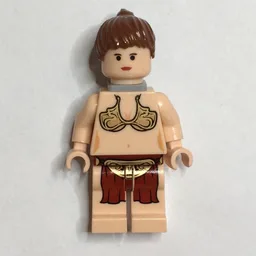 Princess Leia, Slave Outfit, Black Eyes, Neck Bracket