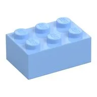 Brick 2 x 3 / Bright Light Blue