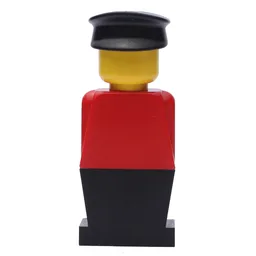 LEGOLAND Red Torso, Black Legs, Black Hat