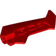Lego Fin Jagged with Axle Hole / Red