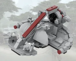 Swamp Speeder Minifigure Scale - Revenge Of The Sith