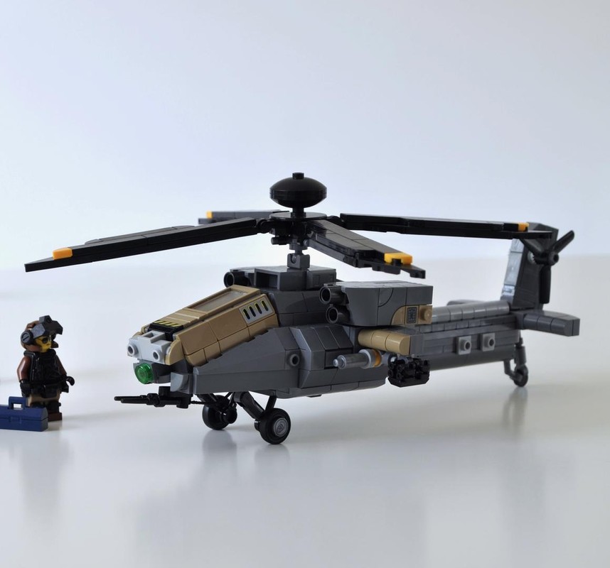 Lego World in Darkness | AH-76A Saw-Scale Helicopter