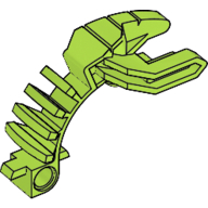 Lego Large Figure Weapon, Disk Throwing Arm (Tohunga) / Lime