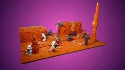 Geonosis Diorama