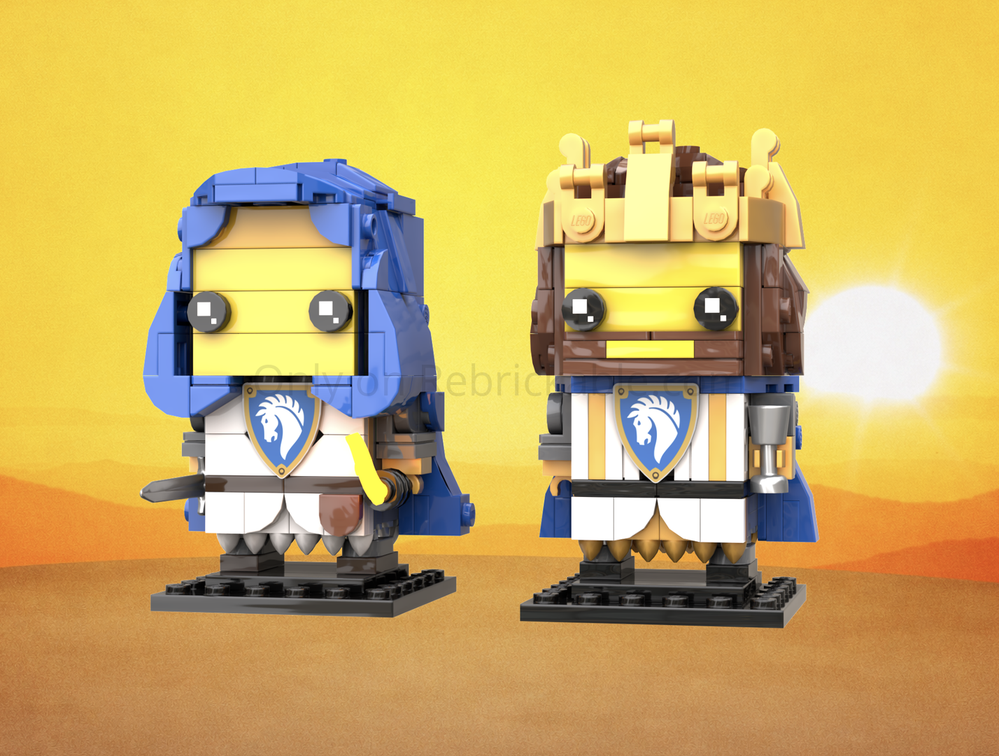 Lego Knights of the Horse kingdom - Brickheadz