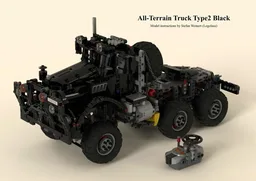 All-Terrain (Offroad) Truck Type2 Black Remote Controlled