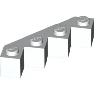 Brick Wedged 4 x 4 Facet / White