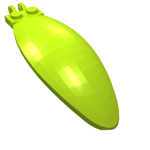 Lego Windscreen 9 x 3 x 1 2/3 Bubble Canopy / Lime