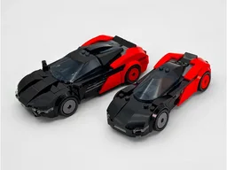 EV Supercar 8-Stud Scale Conversion