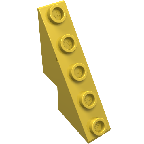 Lego Brick Sloped 53° 3 x 1 x 3 1/3 with Studs on Slope / Yellow