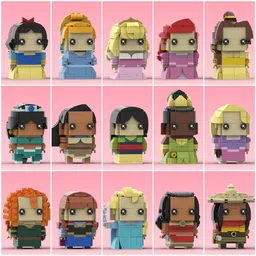 Princesses Brickheadz Collection