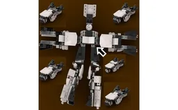 Space Transformer Robot Combiner