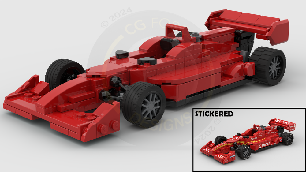 Lego Indycar 1997 CGR Zanardi Circuit Spec