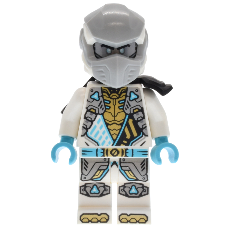 Lego Zane, Silver Helmet, Katana Holder