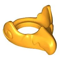 Minifig Neckwear Mask Beak / Bright Light Orange