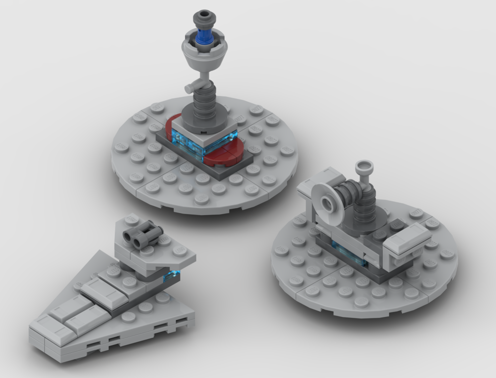 Lego 30708 SW Imperial Star-Destroyer and Imperial Station (Alternate Build)
