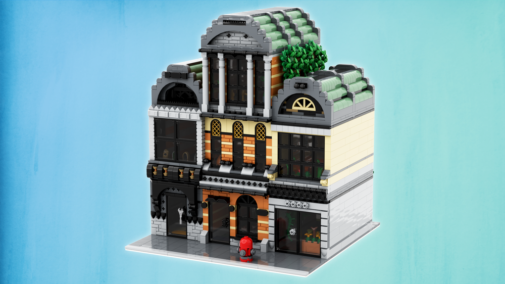 Lego Old factory modular building