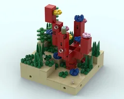 Red Coral Diorama