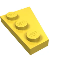 Wedge Plate 3 x 2 Left / Yellow