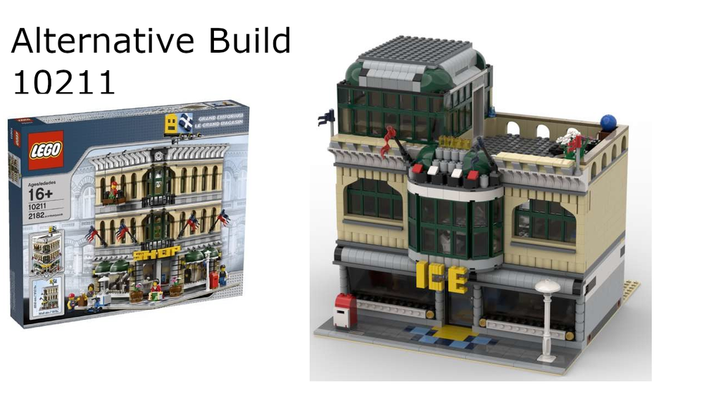 Lego 10211 Alternative Build Ice Cafe