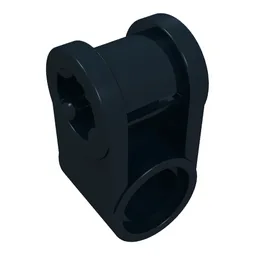 Technic Axle and Pin Connector Perpendicular / Black