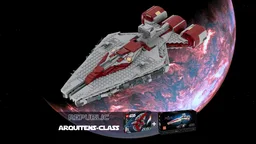 Republic Arquitens Class light cruiser - 75362 + 75441 alternative