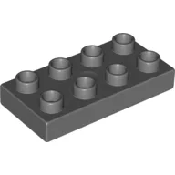 Duplo Plate 2 x 4 / Dark Bluish Gray