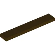 Tile 1 x 6 with Groove / Dark Brown