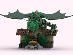 Dragon / Draak Lichtgeraakt - Efteling