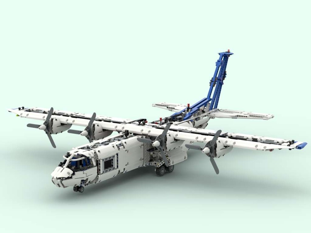 Lego Cargo plane with 4 engines