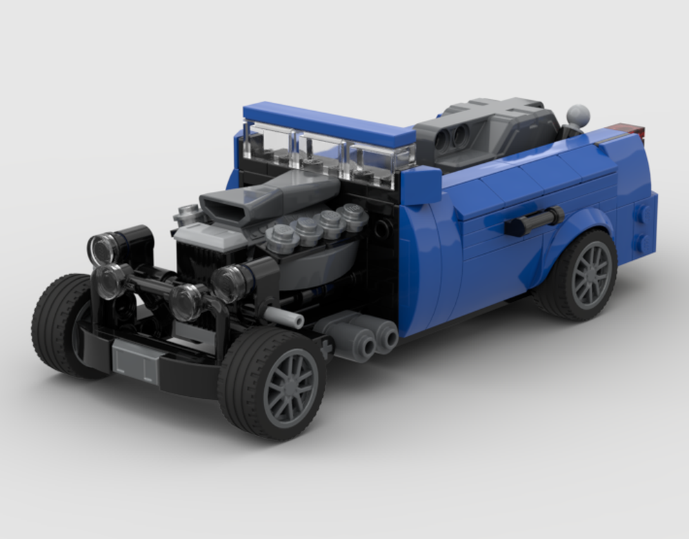 Lego Mercury Pull-Back Hotrod