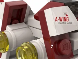 PiXEL-DANs A Wing UCS Mini-Scale 1:125