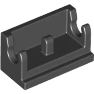 Hinge Brick 1 x 2 Base / Black