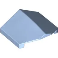 Brick Sloped 33° 2 x 2 Double / Inverted / Bright Light Blue