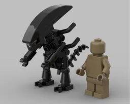 Xenomorph - minifigure scale