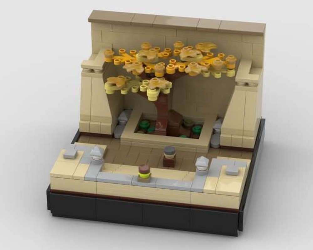 Lego MOC - Dooku at the Uneti Tree (4-Stud Scale)
