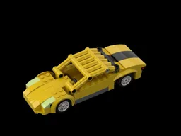 Sportcar yellow