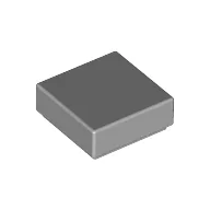 Tile 1 x 1 with Groove / Light Bluish Gray