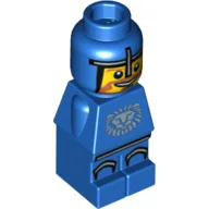 Microfig Lava Dragon Knight Blue