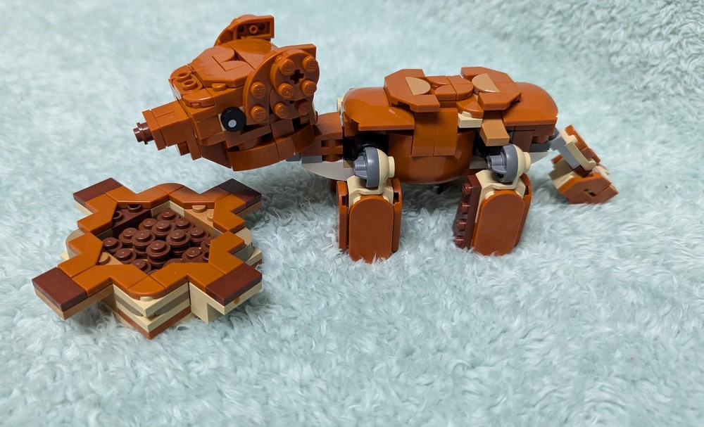 Lego Dog and Bowl
