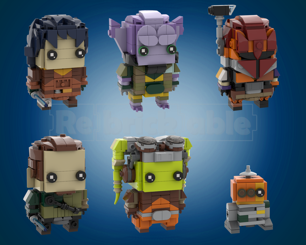 Lego The Spectres Brickheadz BUNDLE