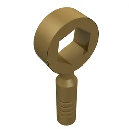 Tool Wrench / Spanner, Box [3-Rib Handle] / Pearl Gold