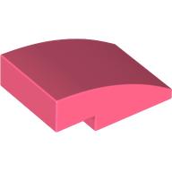 Lego Brick Curved 3 x 2 No Studs / Coral