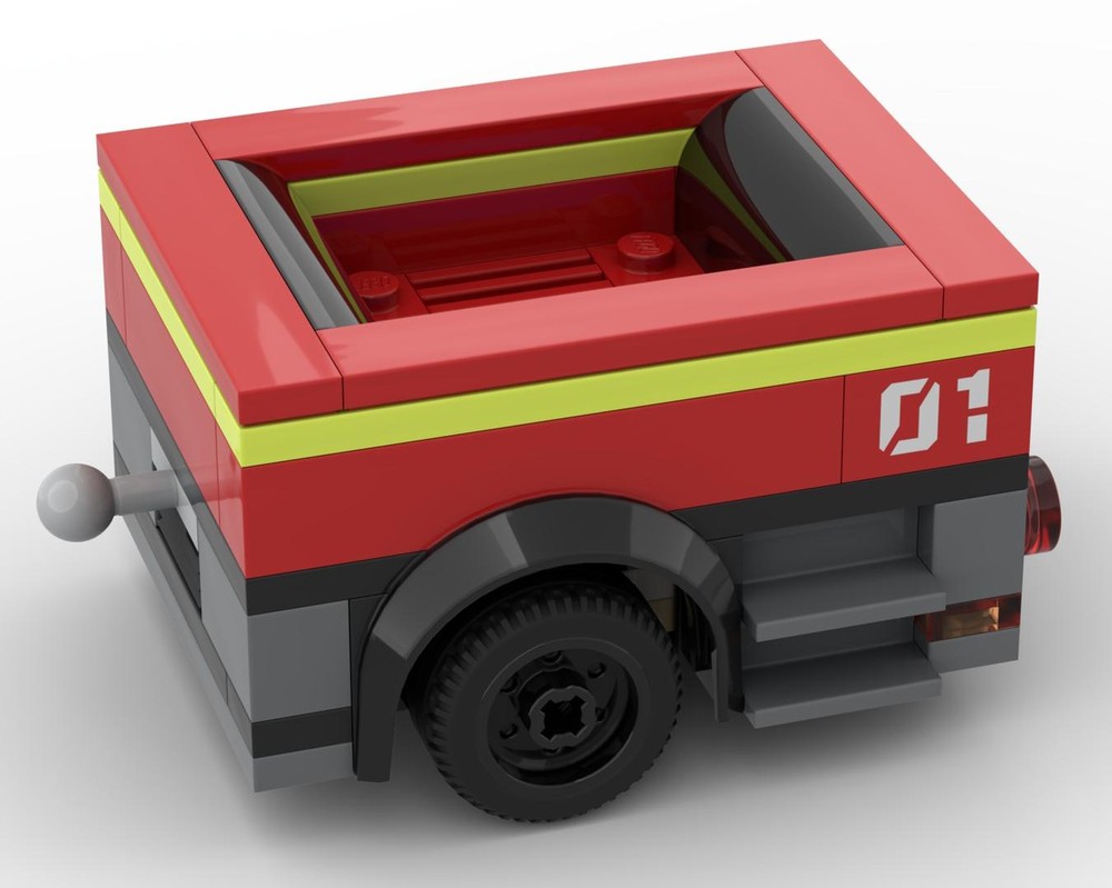 Lego City Fire Station Truck 60414 Trailer
