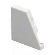 Wedge Tile 2 x 2 Right / White