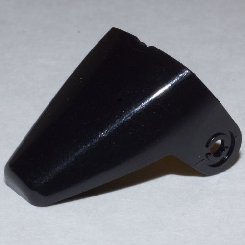 Lego Large Figure Visor / Limb Cover, Armour [Plain] / Black