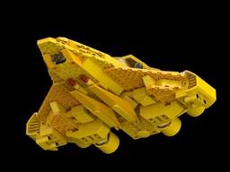 Sunblade yellow spaceship