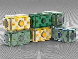 Space Cargo - using Lego soccer panels