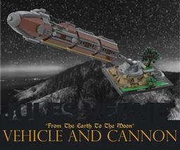 Jules Verne - Moon Vehicle and Cannon