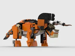 31129 Triceratops horridus minifig scale